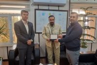 قدردانی کارکنان ارکان ثالث از مدیرعامل پالایشگاه آبادان