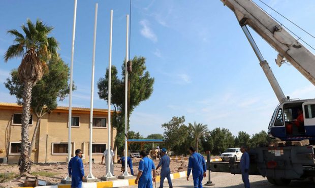 اتمام محوطهسازی محوطۀ دفتر مرکزی منطقۀ عملیاتی سیری اتمام محوطهسازی محوطۀ دفتر مرکزی منطقۀ عملیاتی سیری