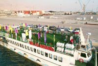 آغاز به‌کارِ اوّلین کشتی تفریحی مسافربری پازارگاد در عسلویه