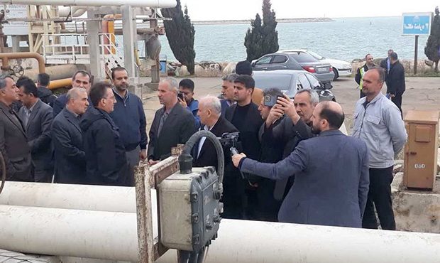 بازدید نوروزی استاندار مازندران از پایانۀ نفتی شمال بازدید نوروزی استاندار مازندران از پایانۀ نفتی شمال