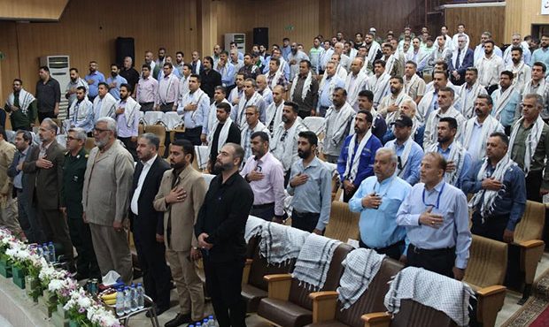 گرامیداشت هفتۀ بسیج کارگری در مجتمع پتروشیمی مارون گرامیداشت هفتۀ بسیج کارگری در مجتمع پتروشیمی مارون