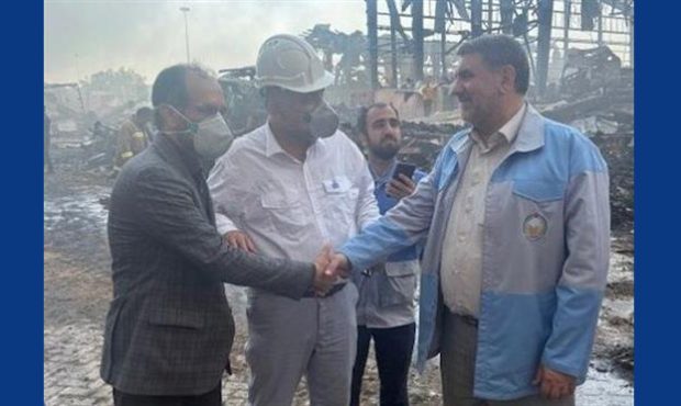 قدردانی از سوخترسانی مطلوب در حادثۀ بندر شهید رجایی قدردانی از سوخترسانی مطلوب در حادثۀ بندر شهید رجایی