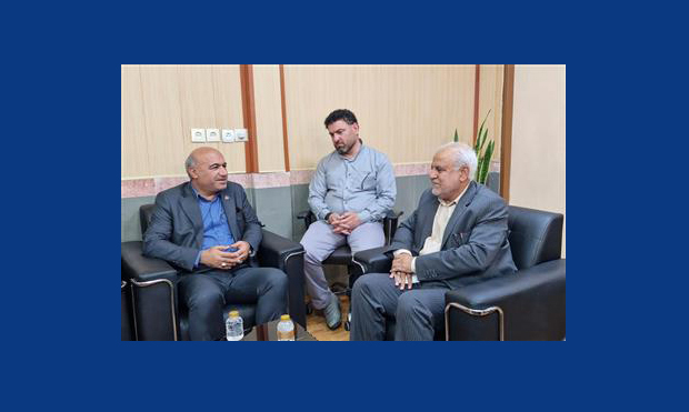 دیدار مدیرعامل شرکت آغاجاری با رئیس آموزش‌وپرورش امیدیه