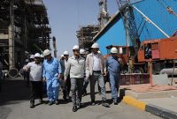 بازدید رئیس هیئت‌مدیرۀ پالایشگاه اصفهان از تعمیرات اساسی