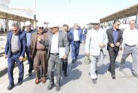 بازدید معاون مدیرعامل شرکت ملّی پخش از انبار شهید غریبی