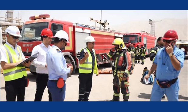انجام رزمایش آمادگی در سطح «ERC» به همّت پالایشگاه نهم