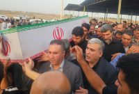 مراسم تشییع پیکر شهید بهجت سعیدیان مهابادی برگزار شد