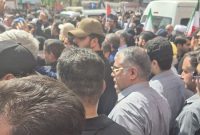 حضور پاک‌نژاد در تشییع پیکر شهدای اقتدار