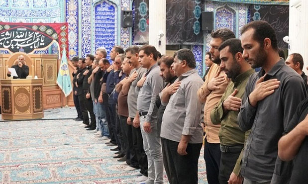 حالوهوای حسینی در مسجد ولیعصر (عج) پایانۀ نفتی خارگ حالوهوای حسینی در مسجد ولیعصر (عج) پایانۀ نفتی خارگ