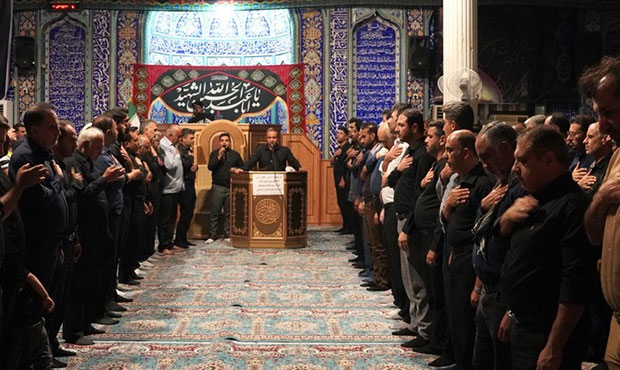شور و اندوه حسینی در مسجد ولیعصر (عج) پایانۀ نفتی خارگ شور و اندوه حسینی در مسجد ولیعصر (عج) پایانۀ نفتی خارگ