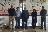 تجدید میثاق کارکنان شرکت پخش زنجان با شهدای جنگ اخیر