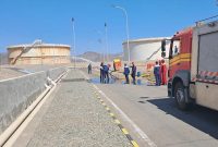 برگزاری مانور ایمنی و آتش‌نشانی توسط شرکت پخش زاهدان