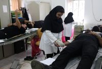 استقبال پرشور کارکنان پالایشگاه آبادان از فراخوان اهدای خون