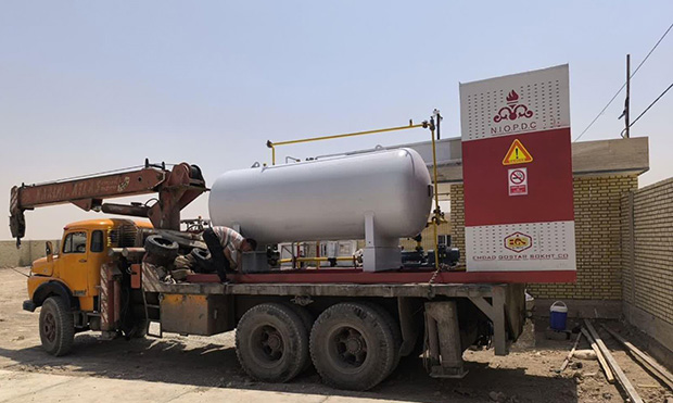 بهرهمندی مواکب اربعین حسینی از گاز مایع رایگان در شلمچه بهرهمندی مواکب اربعین حسینی از گاز مایع رایگان در شلمچه