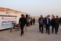 پشتیبانی همه‌جانبۀ «اروندان» از مواکب مستقر در مرز شلمچه