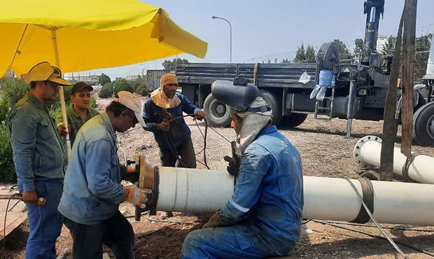 لاینهای ۱۲ و ۱۶ اینچ پایانۀ نفتی نکا متصل شد لاینهای ۱۲ و ۱۶ اینچ پایانۀ نفتی نکا متصل شد