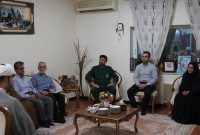 دیدار با خانوادۀ یکی از شهدای والامقام پایانۀ نفتی خارگ