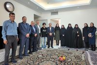 مشاور وزیر نفت به دیدار تنها بازماندۀ شهید سعیدیان رفت