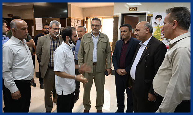 برپائی اردوی جهادی پزشکان در امیدیه توسط شرکت آغاجاری