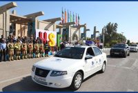 در منطقۀ ویژۀ اقتصادی پتروشیمی، رژۀ خودروها برگزار گردید