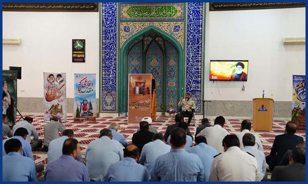 مراسم اوّلین سالگرد شهادت سیّدحسن نصرالله در منطقۀ ویژه مراسم اوّلین سالگرد شهادت سیّدحسن نصرالله در منطقۀ ویژه