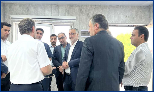 بازدید از پروژۀ ساختمان اداری «پایانههای نفتی» در ماهشهر بازدید از پروژۀ ساختمان اداری «پایانههای نفتی» در ماهشهر