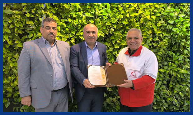 تقدیر مدیرعامل هلال احمر خوزستان از خدمات شرکت آغاجاری