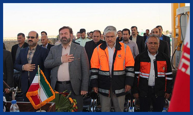 جایگاه عرضۀ فرآورده‌های نفتی شمارۀ ۹۳ استان قم افتتاح شد