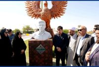آئین رونمایی از تندیس ققنوس به‌یاد فداکاری امیرمحمّد انصاری