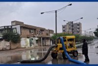 همکاری فعّال پتروشیمی‌ها و دفع آب‌های سطحی بندر امام (ره)