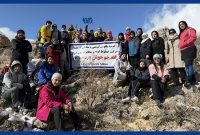 صعود بانوان شرکت خطوط لوله و مخابرات به قلۀ «خوخوش»
