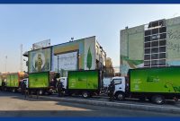 خودروهای عرضۀ بنزین سوپر وارداتی در پایتخت استقرار یافتند