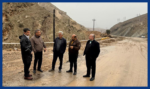 بازدید مدیرعامل نفت‌وگاز مسجدسلیمان از مناطق آسیب‌دیده