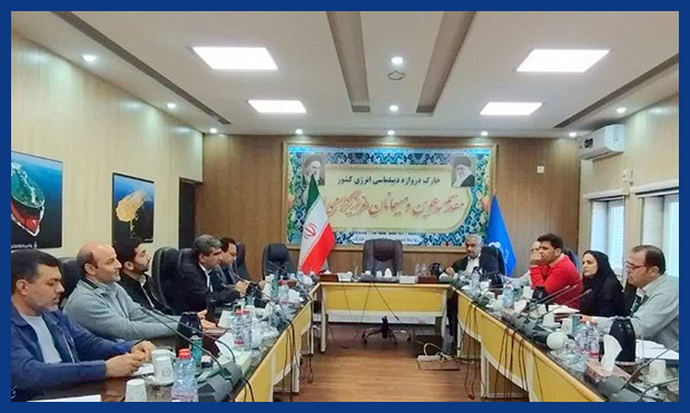 جلسۀ هماهنگی برپائی مراسم دهۀ فجر ۱۴۰۴ در پایانۀ خارگ جلسۀ هماهنگی برپائی مراسم دهۀ فجر ۱۴۰۴ در پایانۀ خارگ