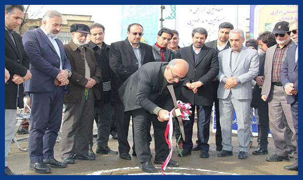 پروژۀ احداث ساختمان اداری شرکت پخش همدان کلنگ‌زنی شد
