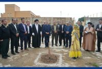 کلنگ دو پروژۀ عمرانی در شهرستان آغاجاری به زمین زده شد