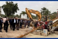 از پروژۀ عبور خط لولۀ آب‌تیمور از بستر کارون بازدید به‌عمل آمد