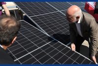 نصب پنل خورشیدی در استانداری خوزستان